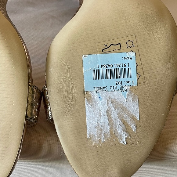 Michael Kors rose golden heels new size us 8.5 NWOT - Picture 12 of 14